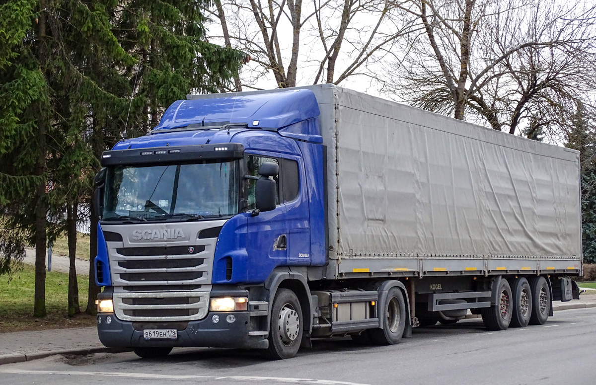 Санкт-Петербург, № В 619 ЕН 178 — Scania ('2009, общая модель)