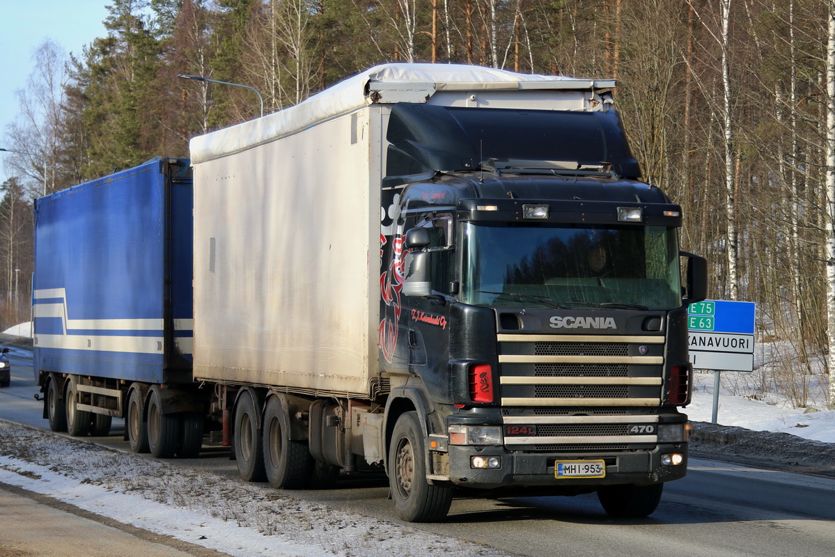 Финляндия, № MHI-953 — Scania ('1996) R124L