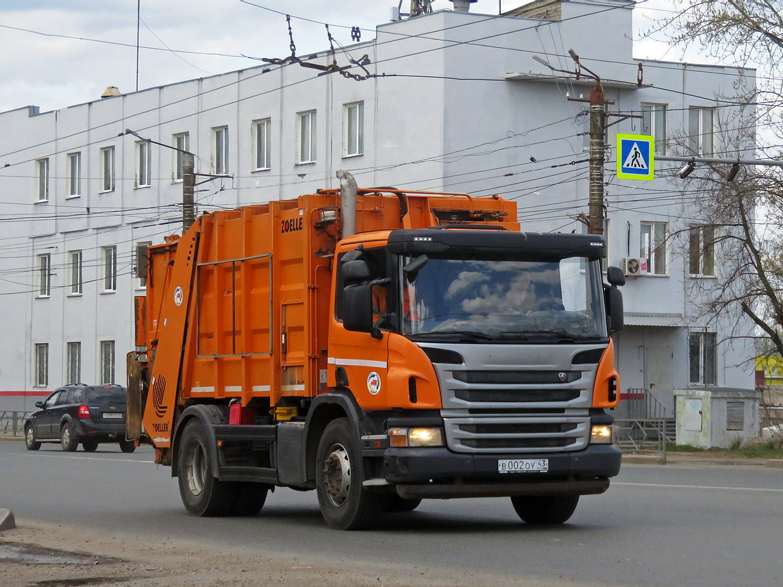 Кировская область, № В 002 ОУ 43 — Scania ('2011) P250