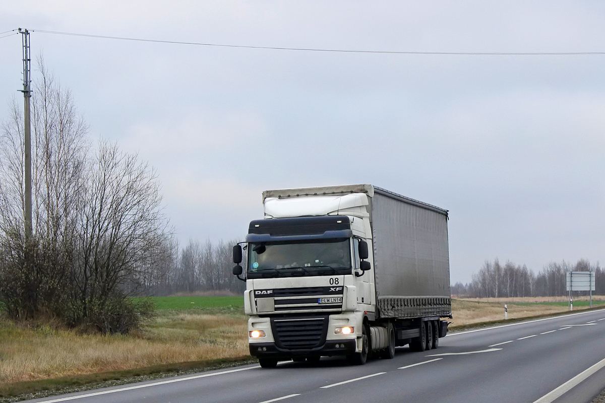 Польша, № ELW LN14 — DAF XF105 FT