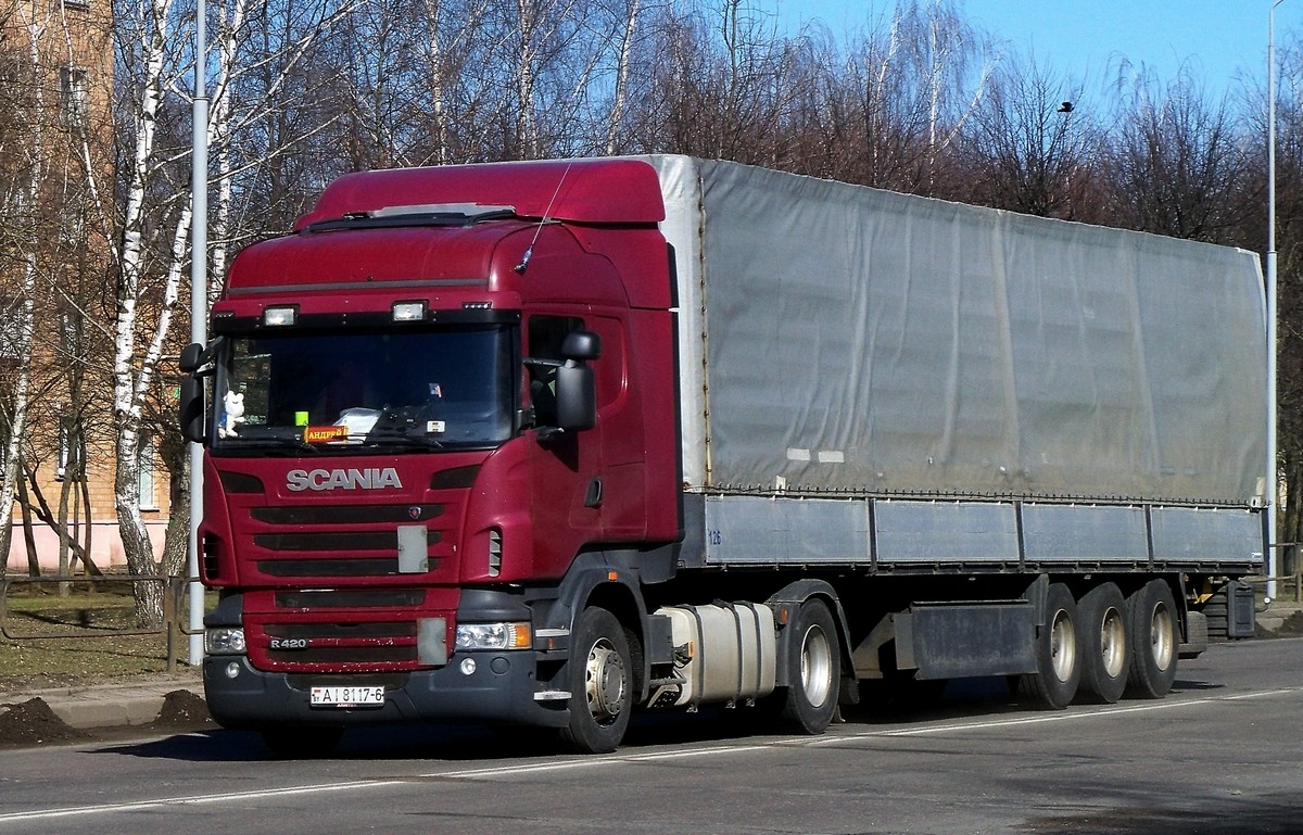Могилёвская область, № АІ 8117-6 — Scania ('2009) R420