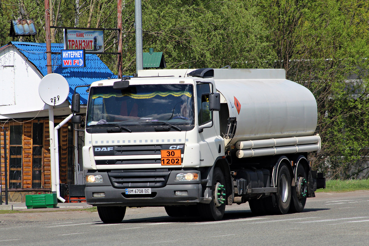 Сумская область, № ВМ 6708 ВЕ — DAF CF85 FAR