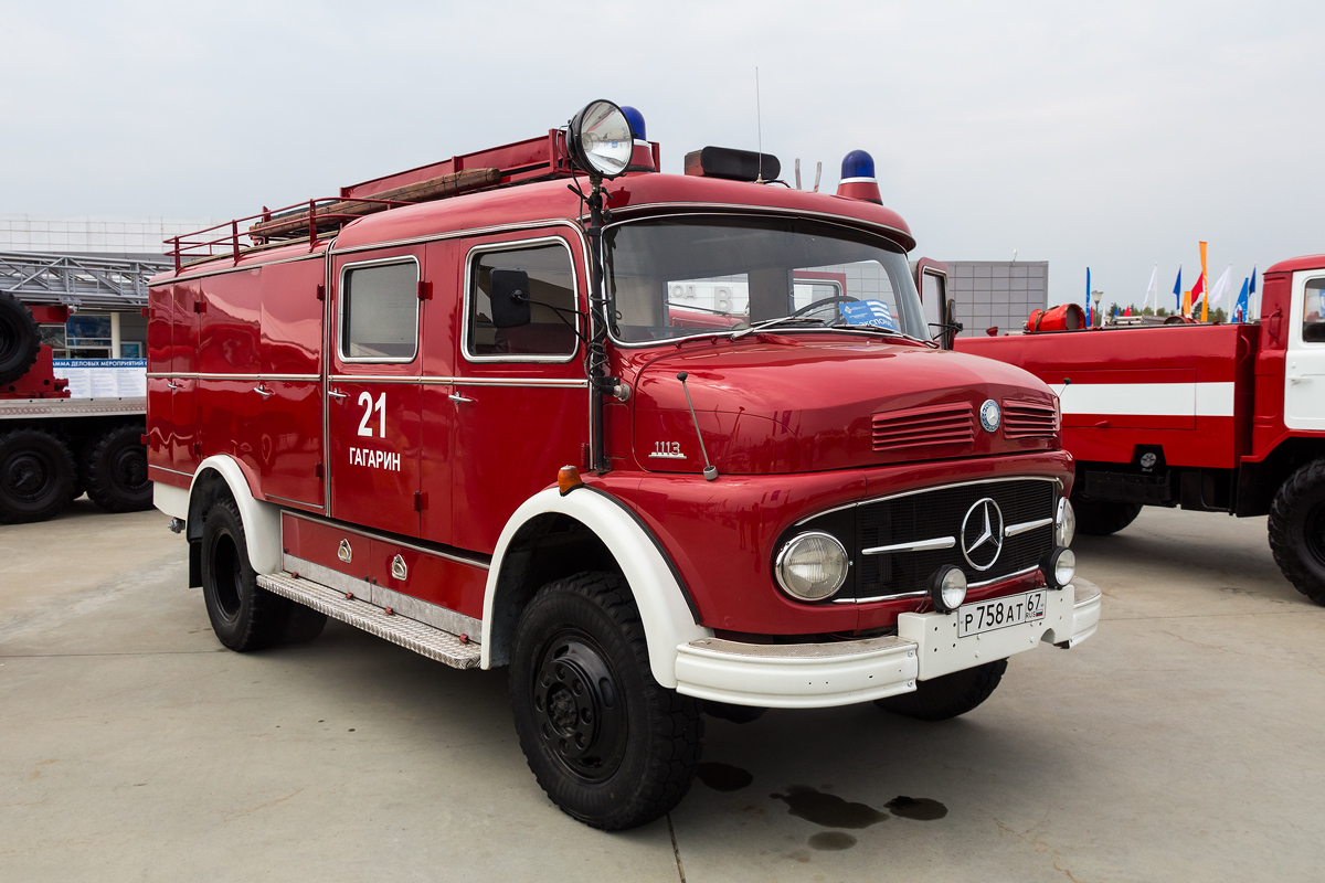 Смоленская область, № Р 758 АТ 67 — Mercedes-Benz LAF 1113; Московская область — Выставка "Комплексная безопасность — 2021"