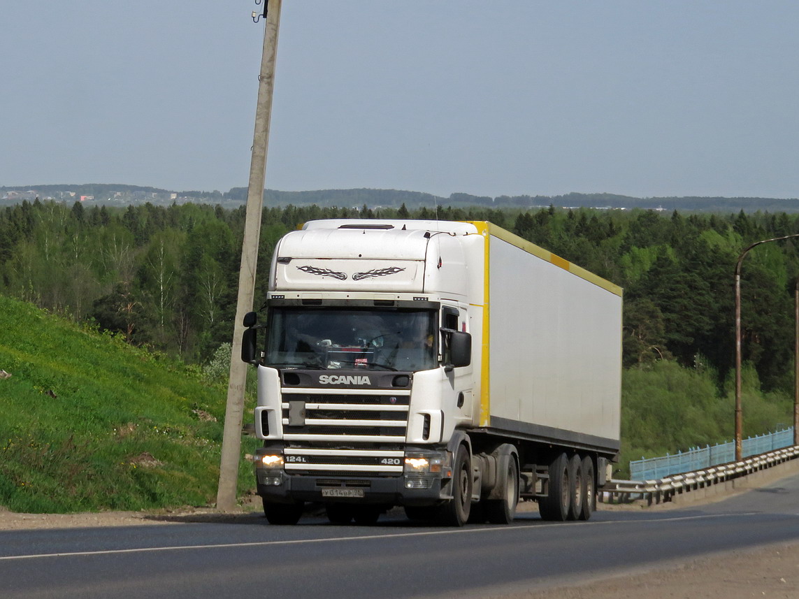 Свердловская область, № У 014 ВР 96 — Scania ('1996) R124L