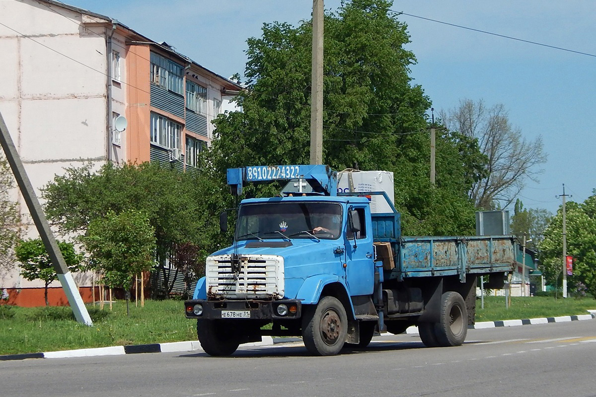 Белгородская область, № Е 678 НЕ 31 — ЗИЛ-433100