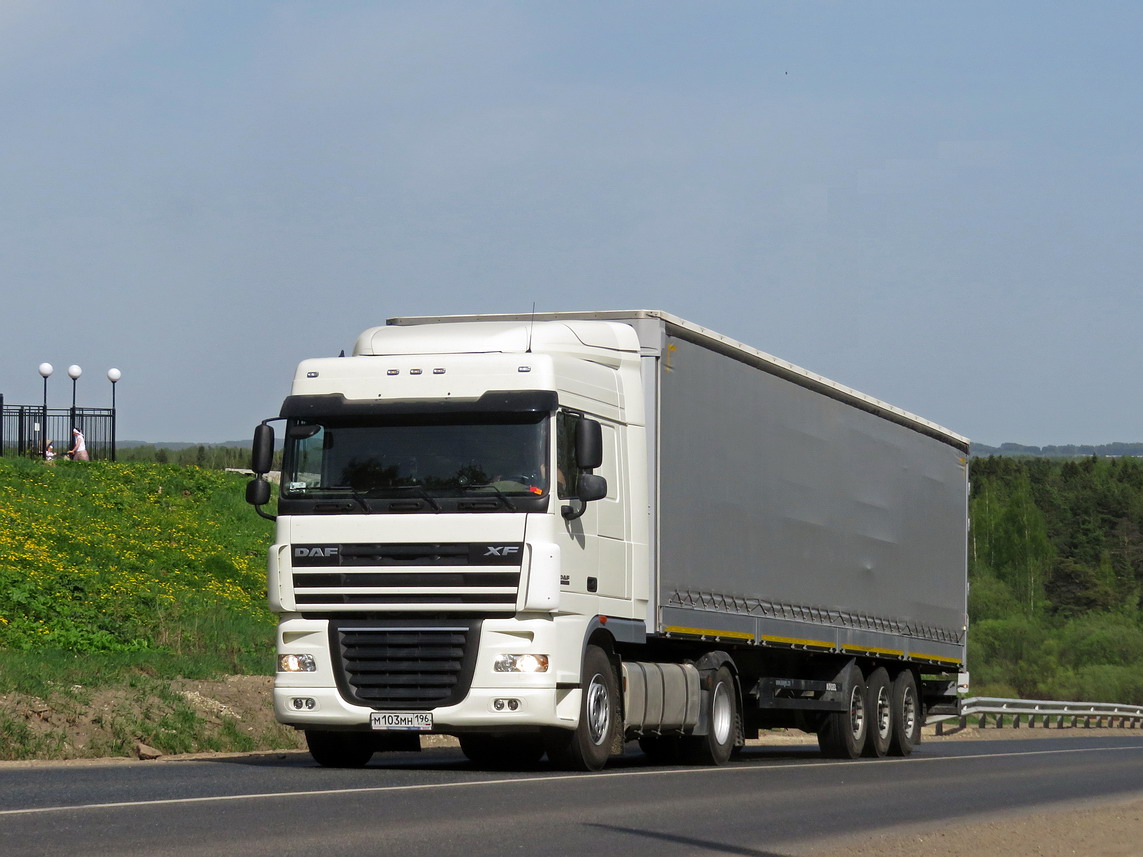 Свердловская область, № М 103 МН 196 — DAF XF105 FT