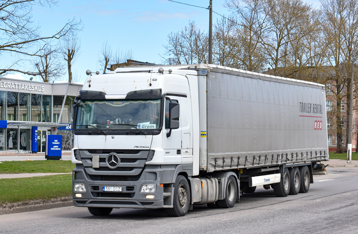 Эстония, № 581 BCZ — Mercedes-Benz Actros ('2009) 1841