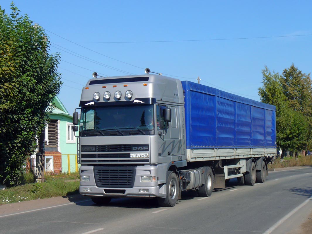 Удмуртия, № В 197 ЕМ 18 — DAF 95XF FT