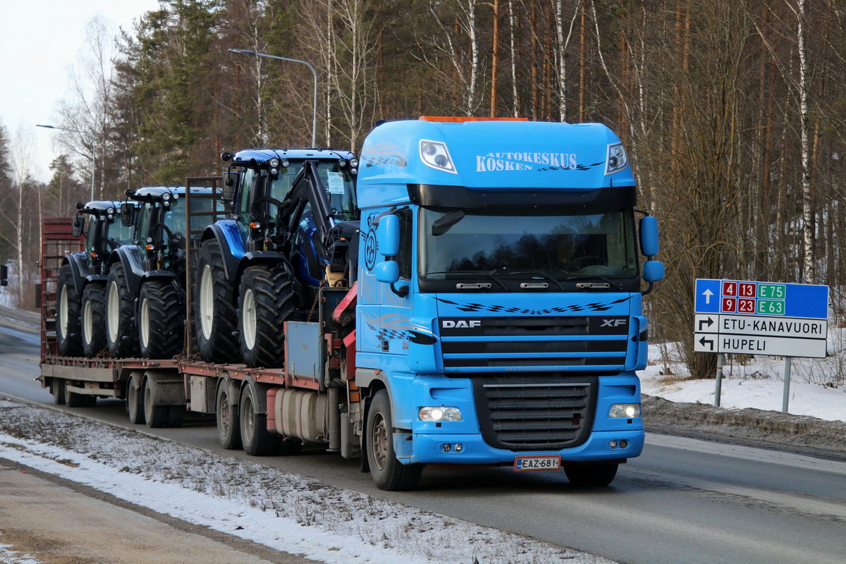 Финляндия, № EAZ-681 — DAF XF105 FAR