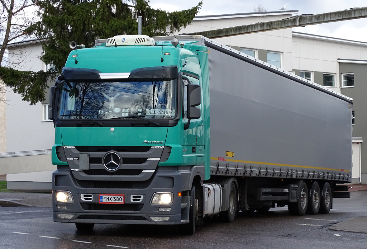 Финляндия, № FNX-380 — Mercedes-Benz Actros ('2009) 1844