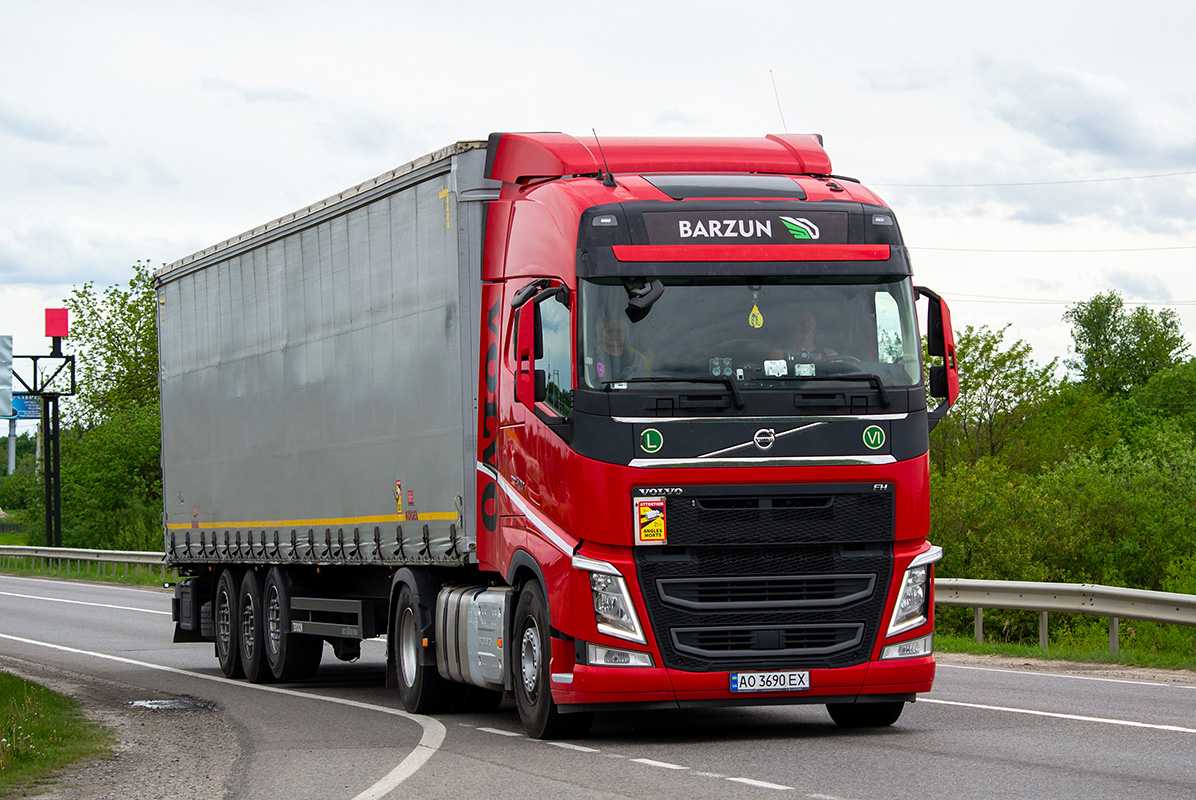 Закарпатская область, № АО 3690 ЕХ — Volvo ('2012) FH.500