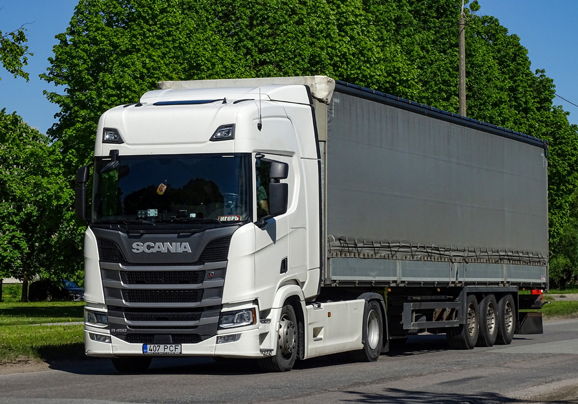 Эстония, № 407 PCF — Scania ('2016) R450