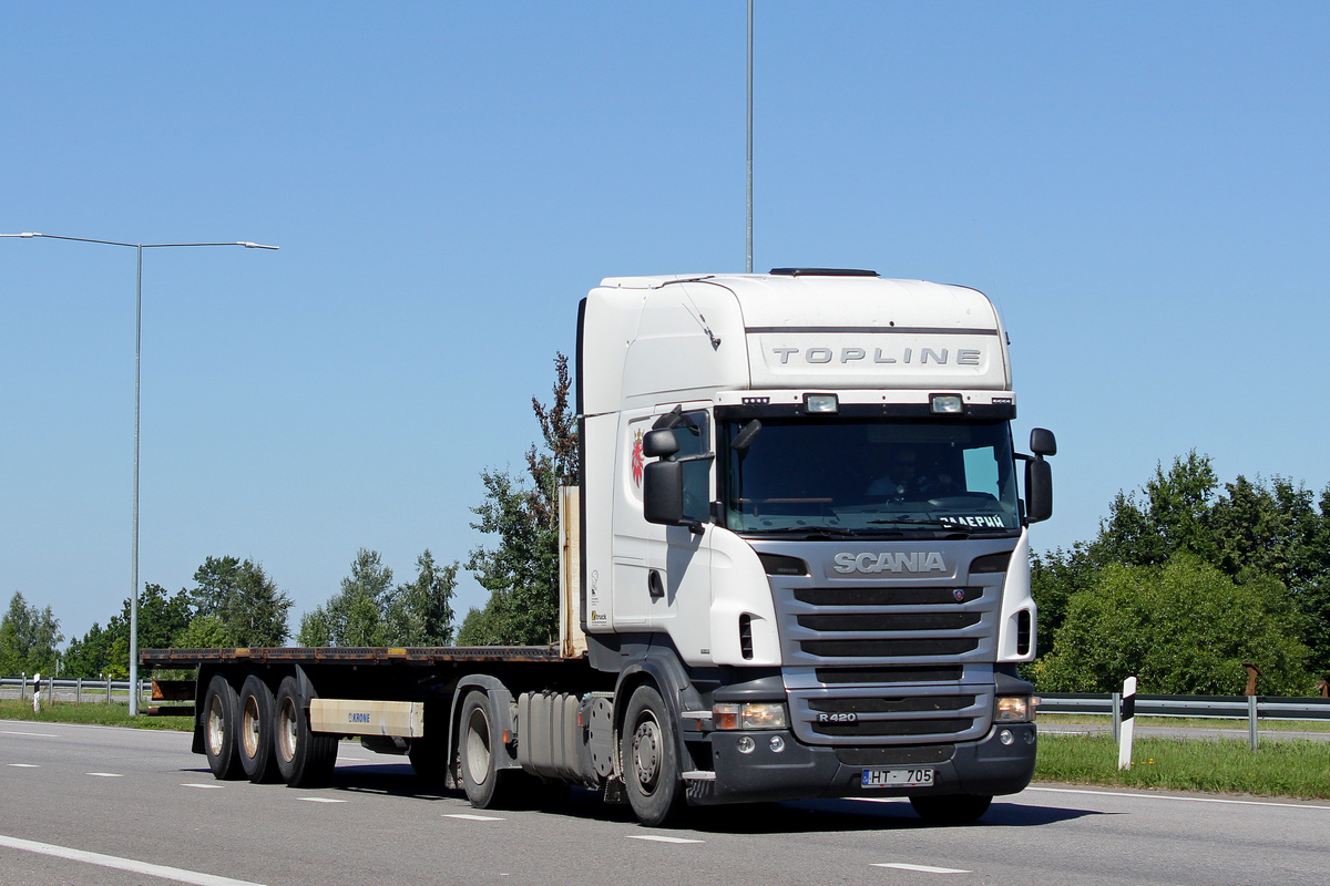 Латвия, № HT-705 — Scania ('2009) R420