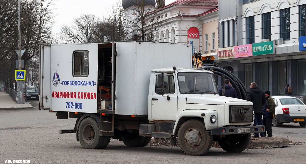 Псковская область, № С 157 ЕО 60 — ГАЗ-3309