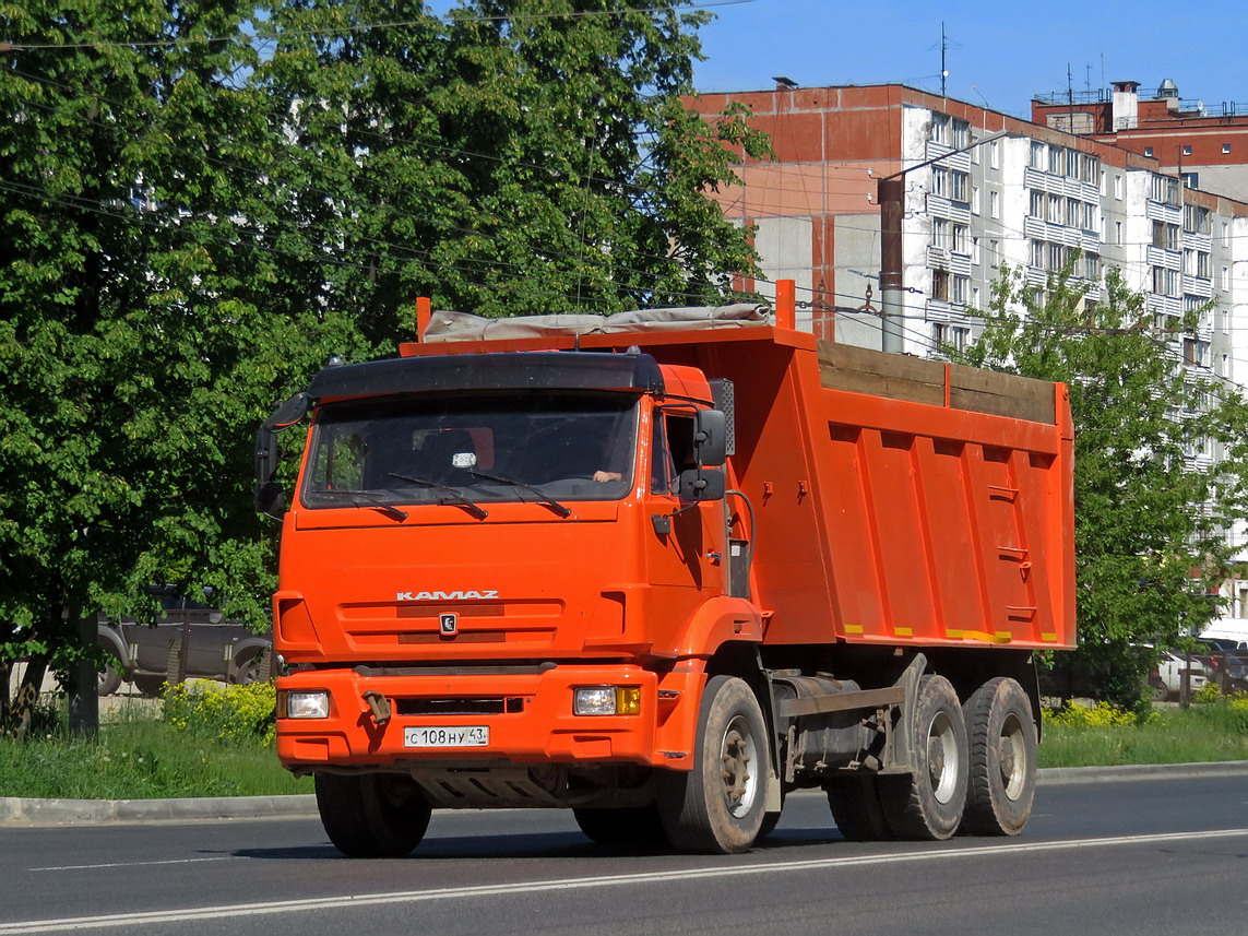 Кировская область, № С 108 НУ 43 — КамАЗ-6520-63