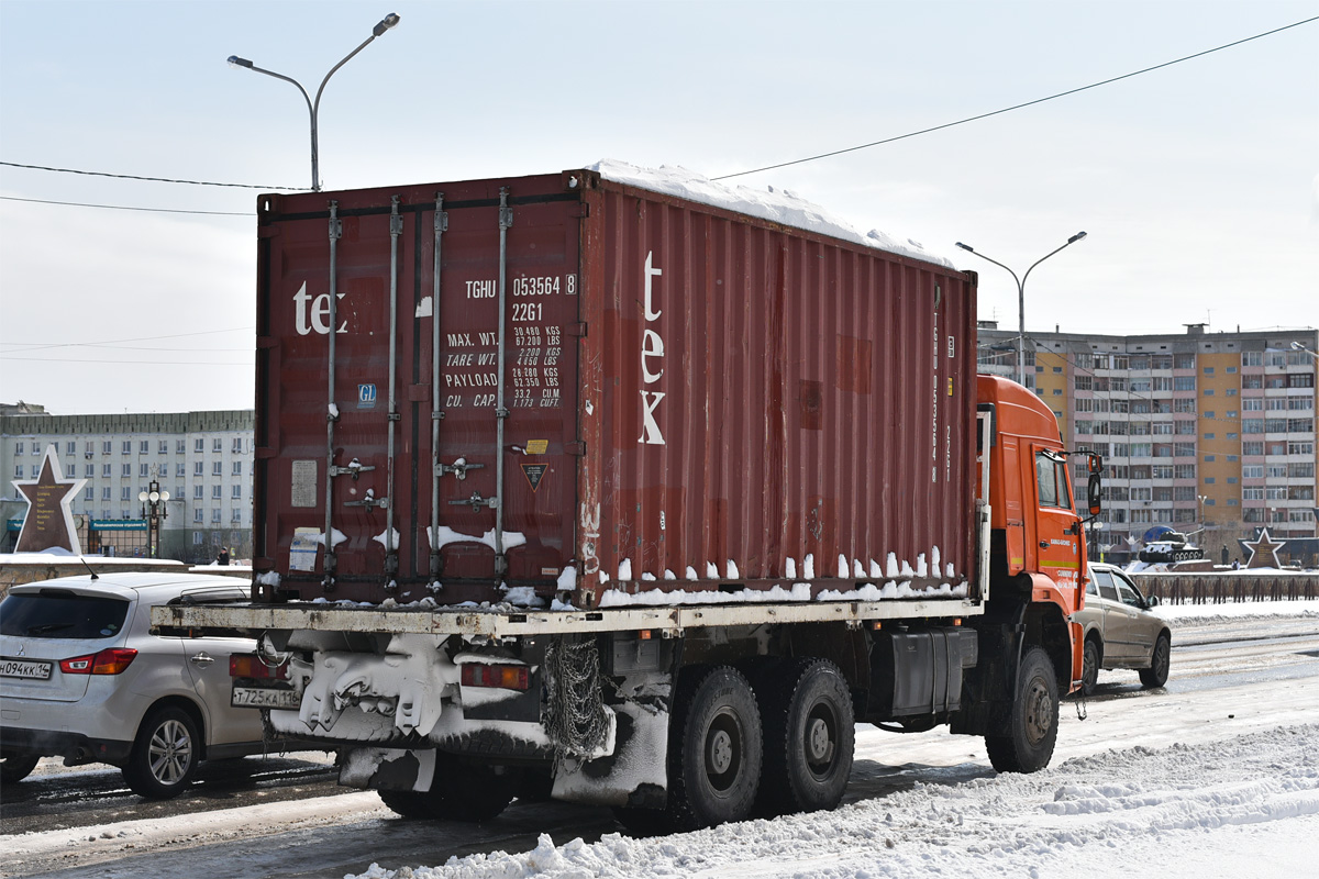 Саха (Якутия), № Т 725 КА 116 — КамАЗ-6522 [X8V]