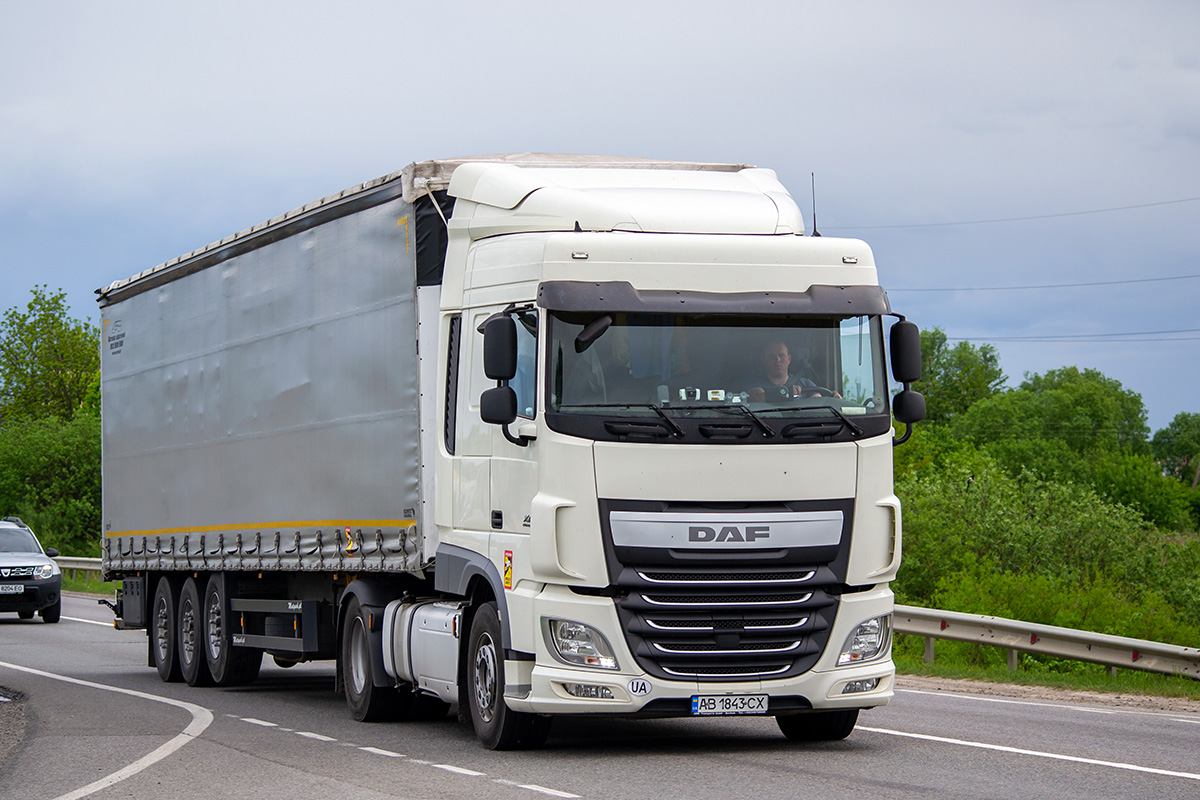 Винницкая область, № АВ 1843 СХ — DAF XF Euro6 FT