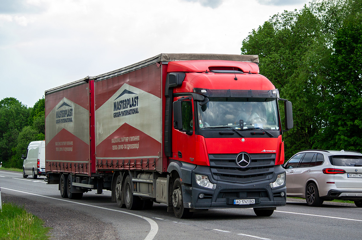 Закарпатская область, № АО 1741 ВО — Mercedes-Benz Actros ('2011) 2545