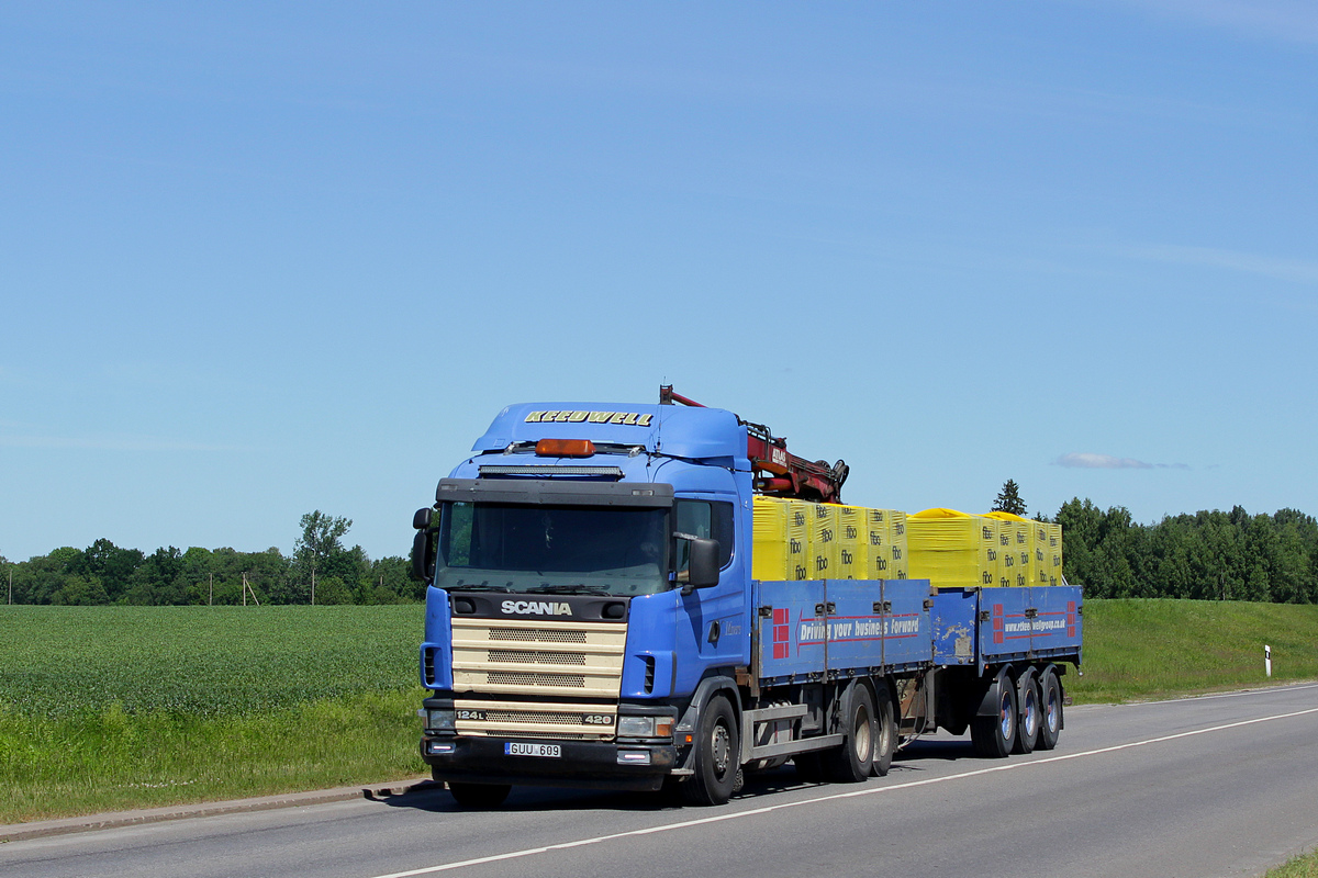 Литва, № GUU 609 — Scania ('1996) R124L