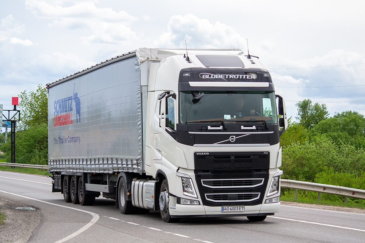 Закарпатская область, № АО 6003 ЕТ — Volvo ('2012) FH.500