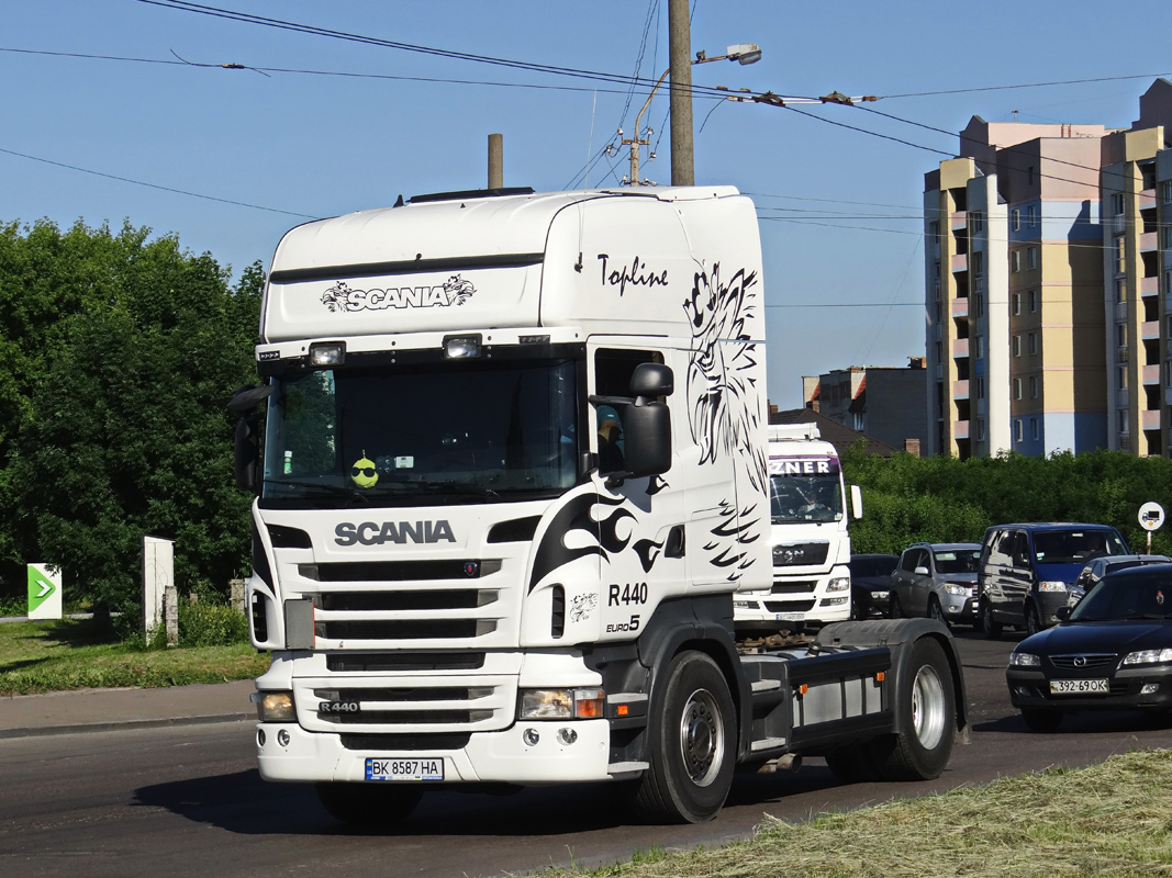 Ровненская область, № ВК 8587 НА — Scania ('2009) R440