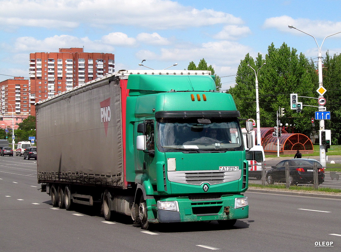 Минск, № АТ 3727-7 — Renault Premium ('2006)