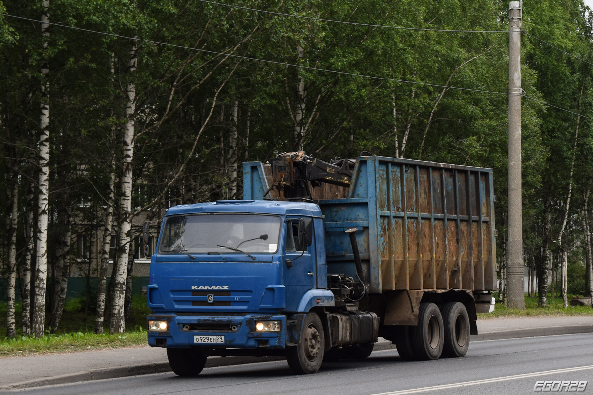 Архангельская область, № О 929 ВН 29 — КамАЗ-65117-N3