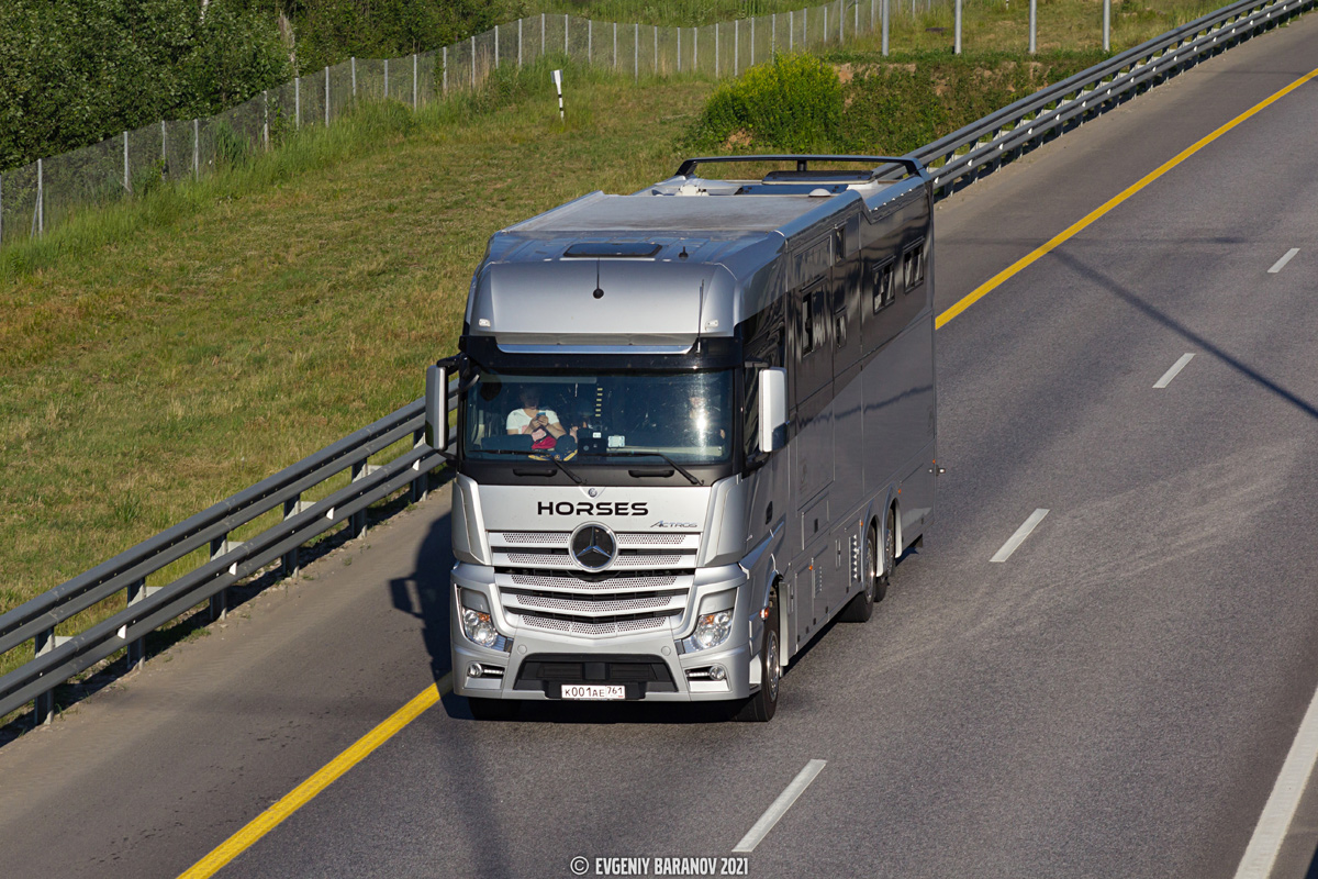 Ростовская область, № К 001 АЕ 761 — Mercedes-Benz Actros ('2011) 2551