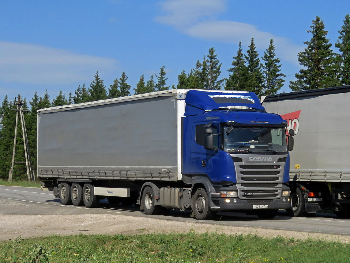 Челябинская область, № Е 406 ХК 174 — Scania ('2013) R400