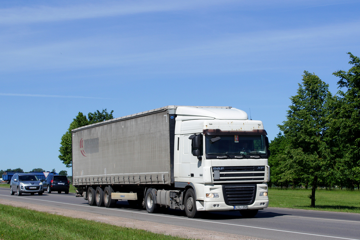 Литва, № LYL 358 — DAF XF105 FT