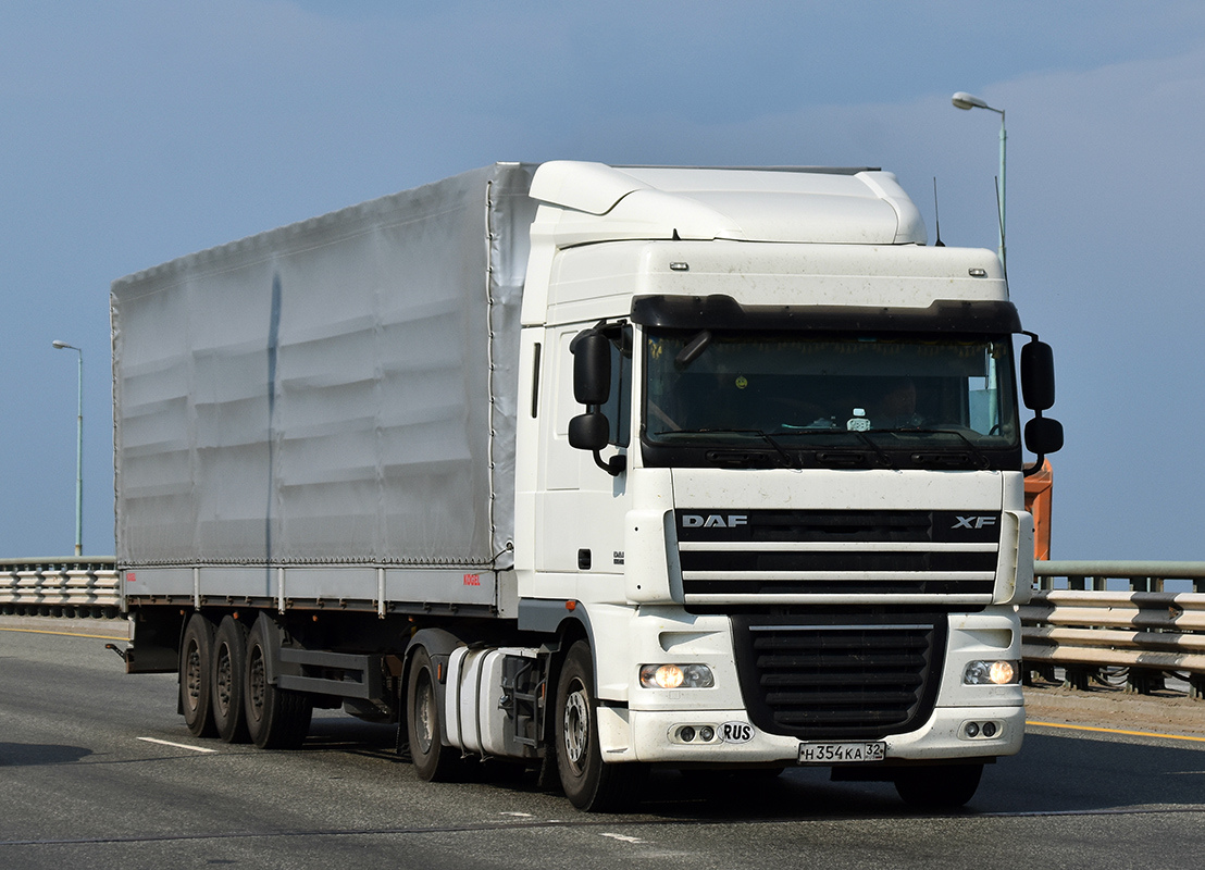 Брянская область, № Н 354 КА 32 — DAF XF105 FT