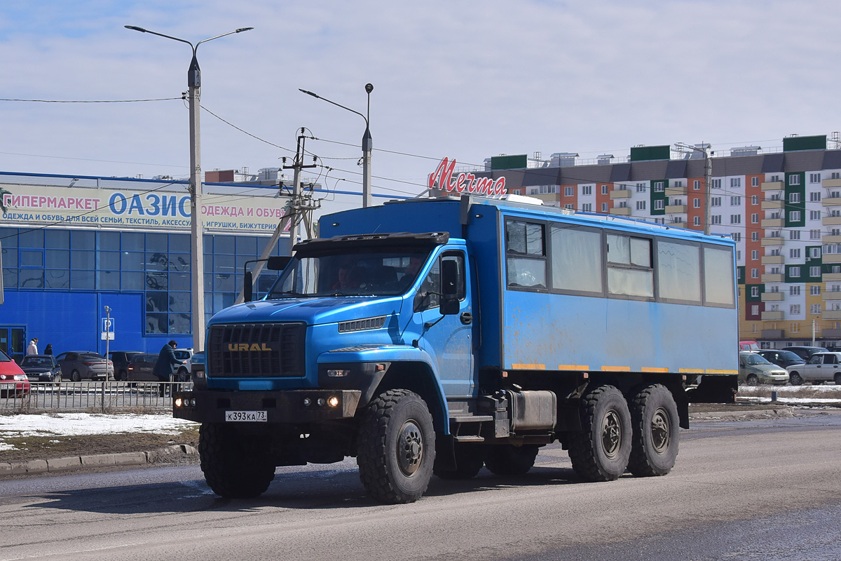 Ульяновская область, № К 393 КА 73 — Урал-3255 (общая модель)