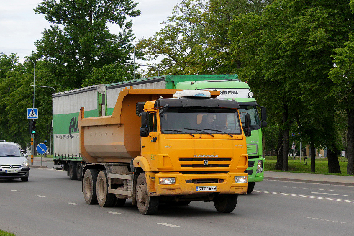 Литва, № GTD 528 — КамАЗ-65115 (общая модель)