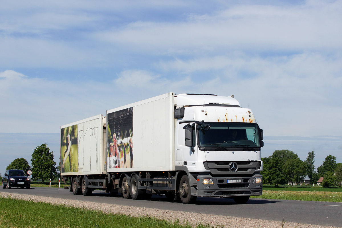 Литва, № FFH 433 — Mercedes-Benz Actros ('2009) 2541