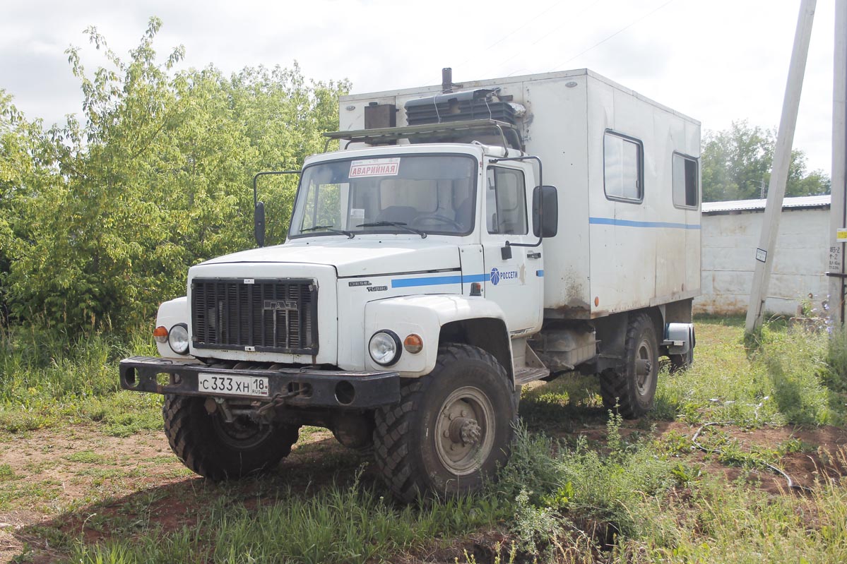 Удмуртия, № С 333 ХН 18 — ГАЗ-33081 «Садко»