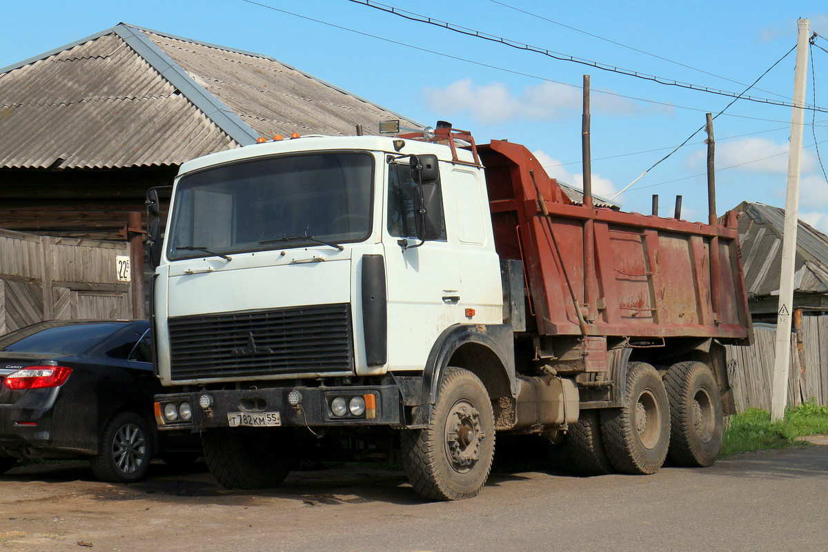 Омская область, № Т 782 КМ 55 — МАЗ-551605