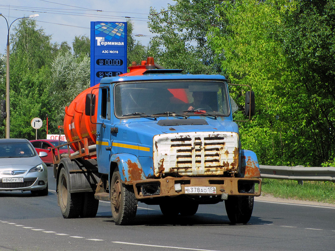 Нижегородская область, № В 378 АО 152 — ЗИЛ-432932