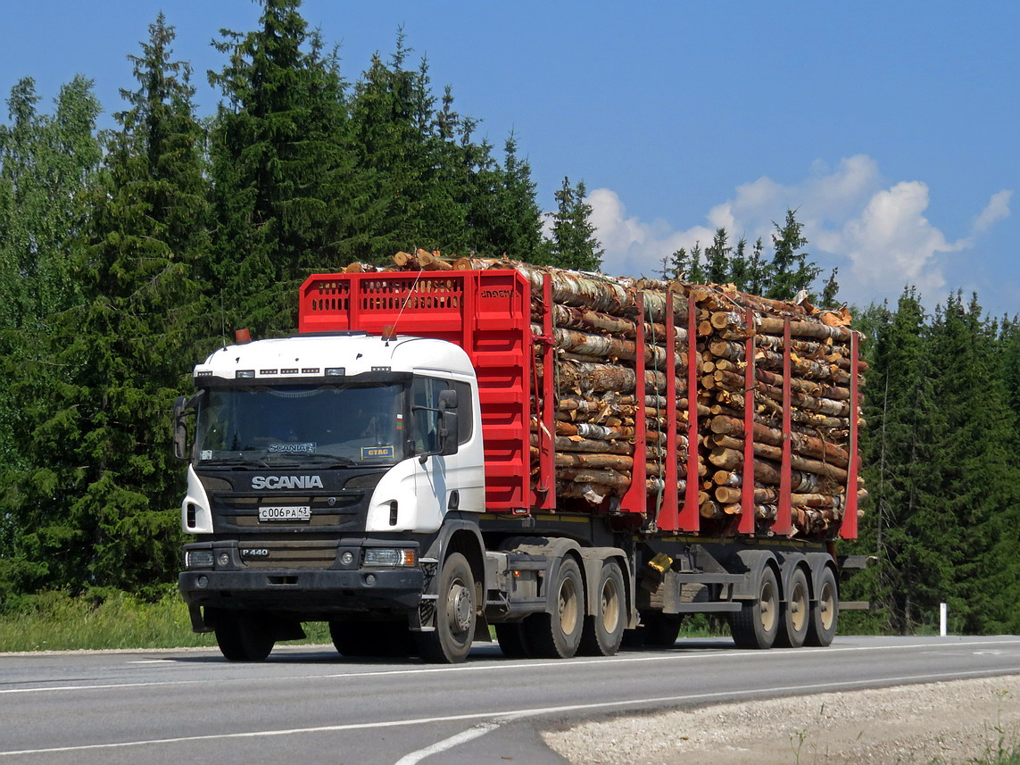 Кировская область, № С 006 РА 43 — Scania ('2011) P440