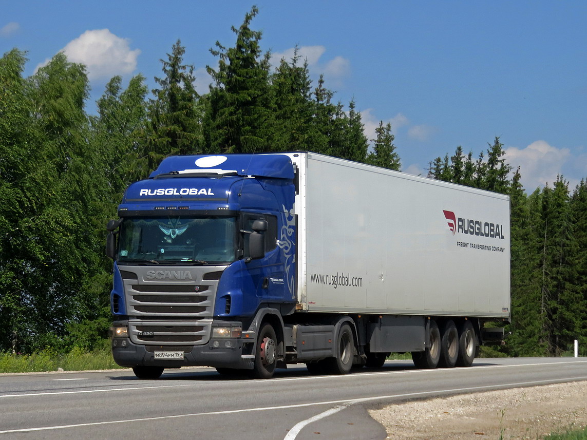 Московская область, № М 894 РМ 190 — Scania ('2009) G420