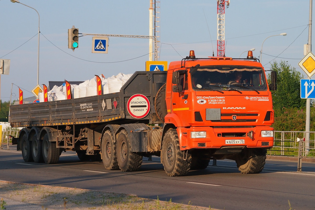 Томская область, № К 605 ХУ 70 — КамАЗ-43118-50