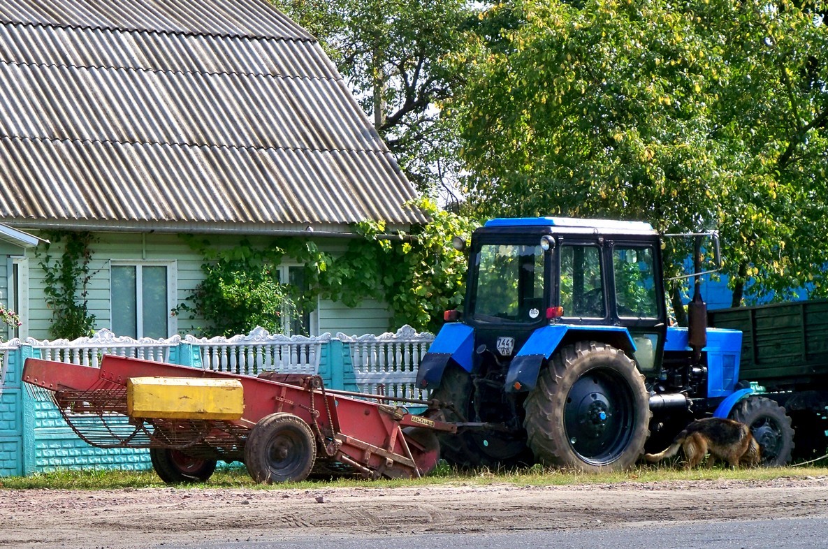 Могилёвская область, № 7441 ИЮ — МТЗ-82; Прицепы сельскохозяйственные — Прицепы сельскохозяйственные (общая)