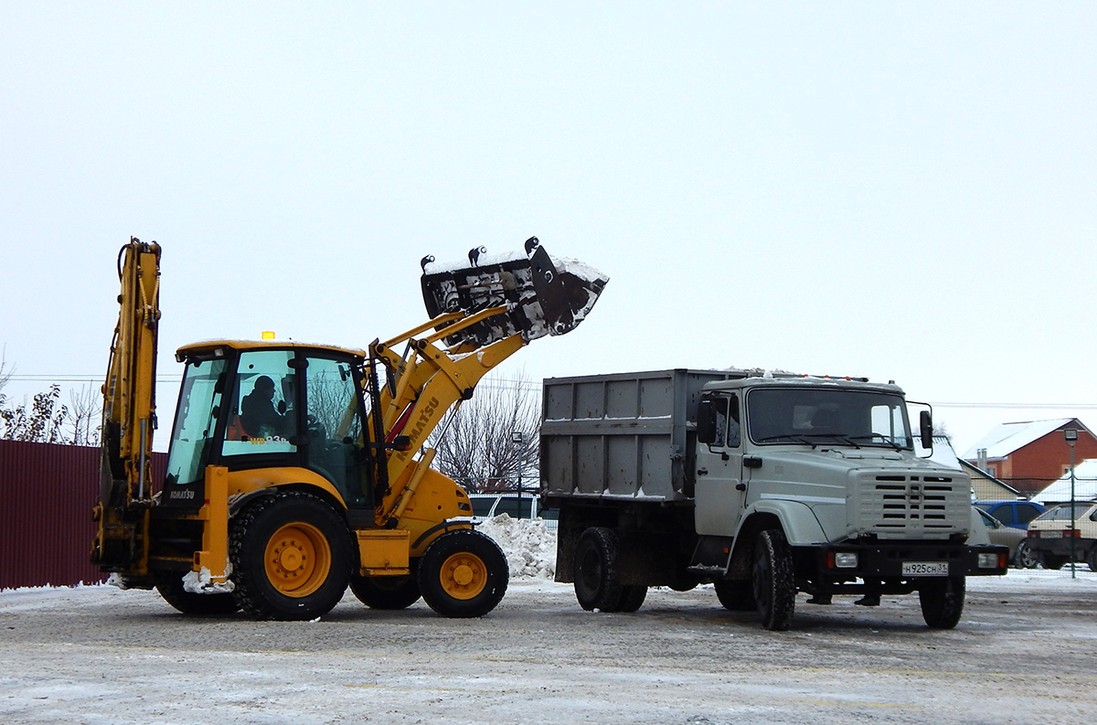 Белгородская область, № 7118 ЕР 31 — Komatsu WB93; Белгородская область, № Н 925 СН 31 — ЗИЛ-433360