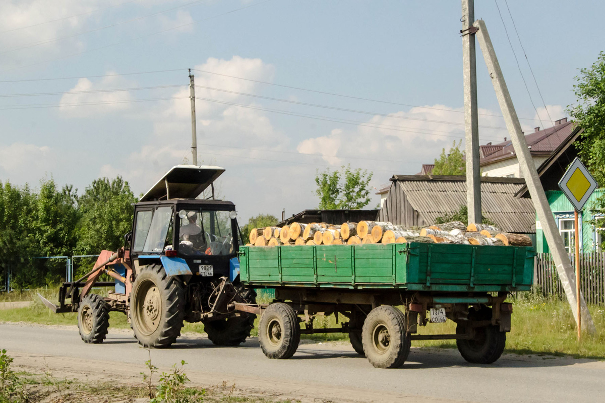 Свердловская область, № 9821 СТ 66 — Беларус-82.1