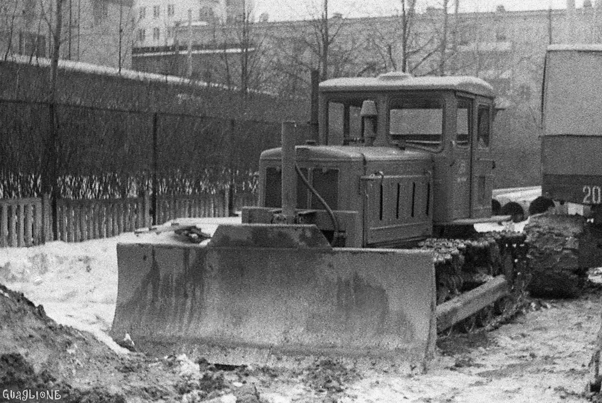 Москва, № (77) Б/Н СТ 0044 — Т-74 (ХТЗ); Москва — Исторические фотографии (Спецтехника)