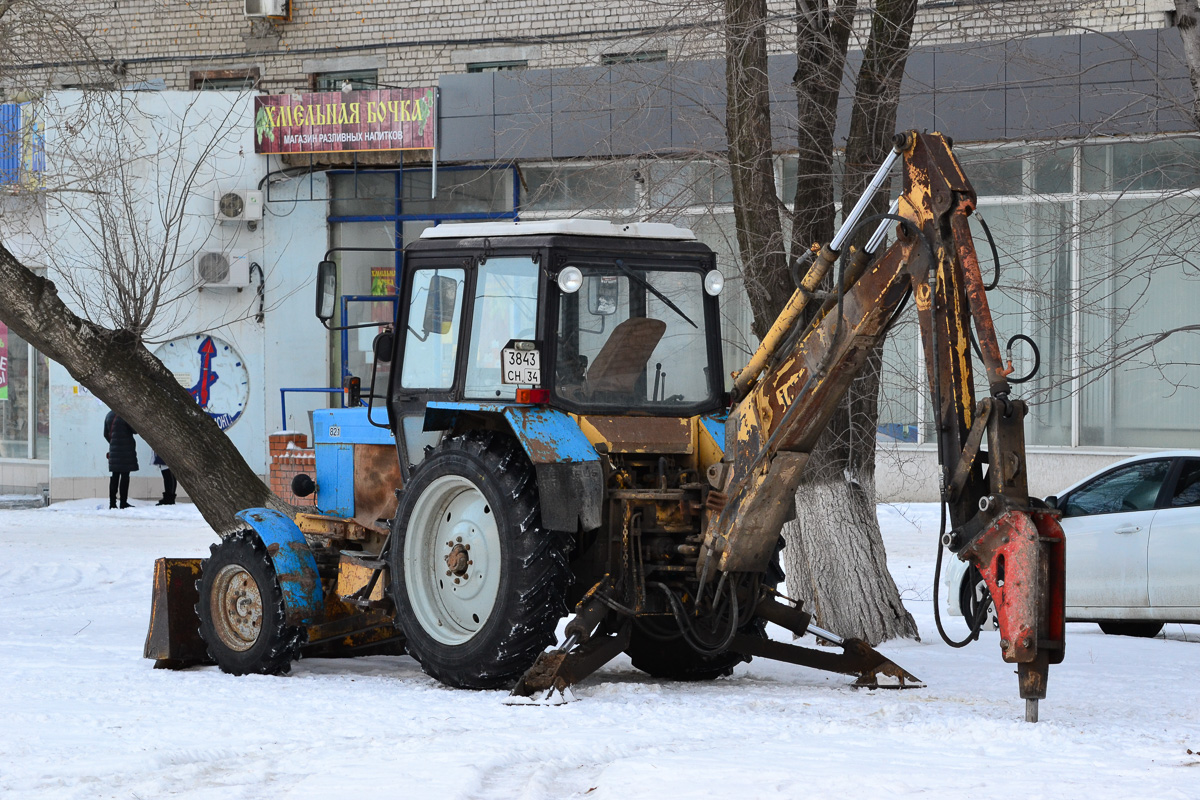 Волгоградская область, № 3843 СН 34 — Беларус-82.1