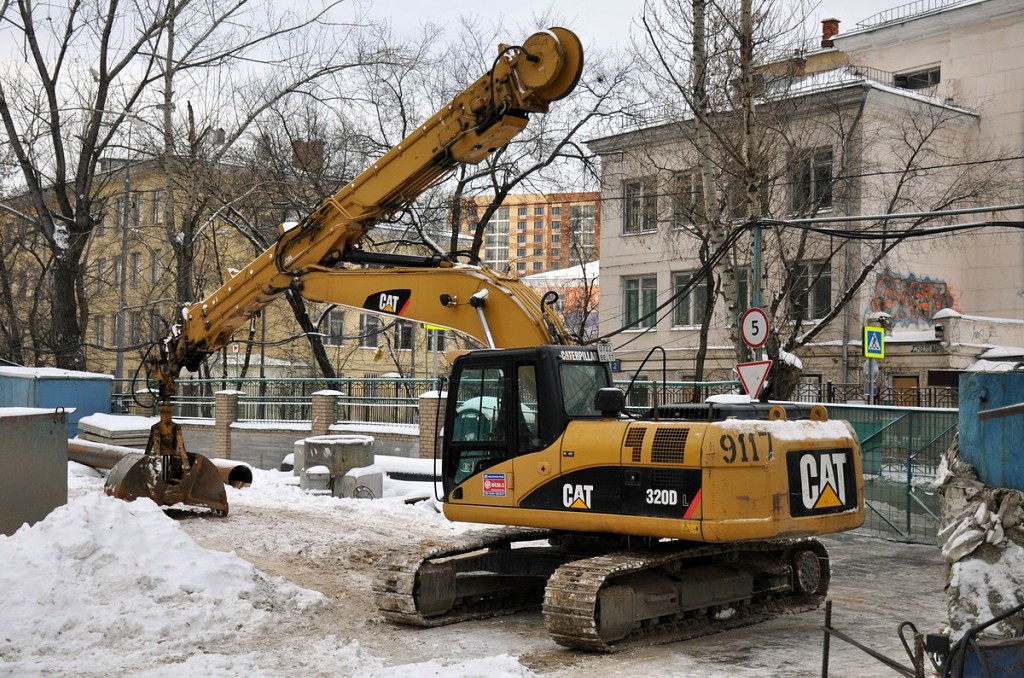 Москва, № 0722 ВЕ 77 — Caterpillar 320