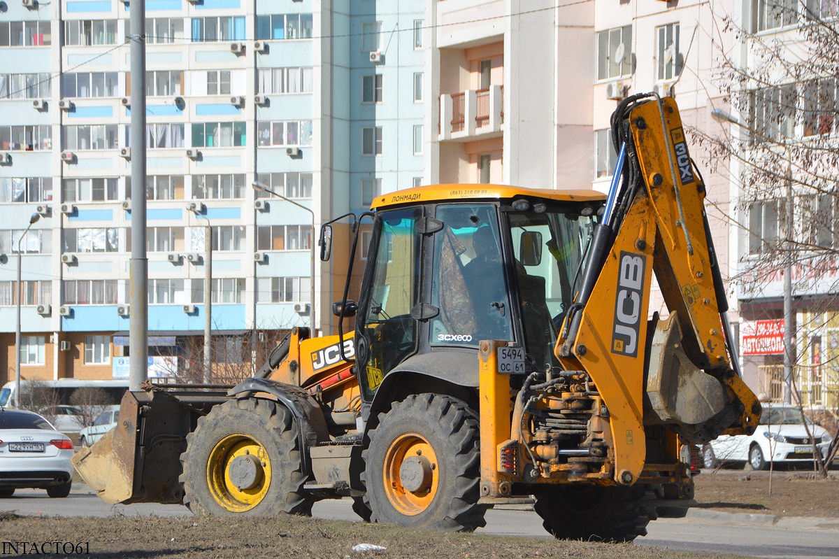 Ростовская область, № 5494 ОС 61 — JCB 3CX