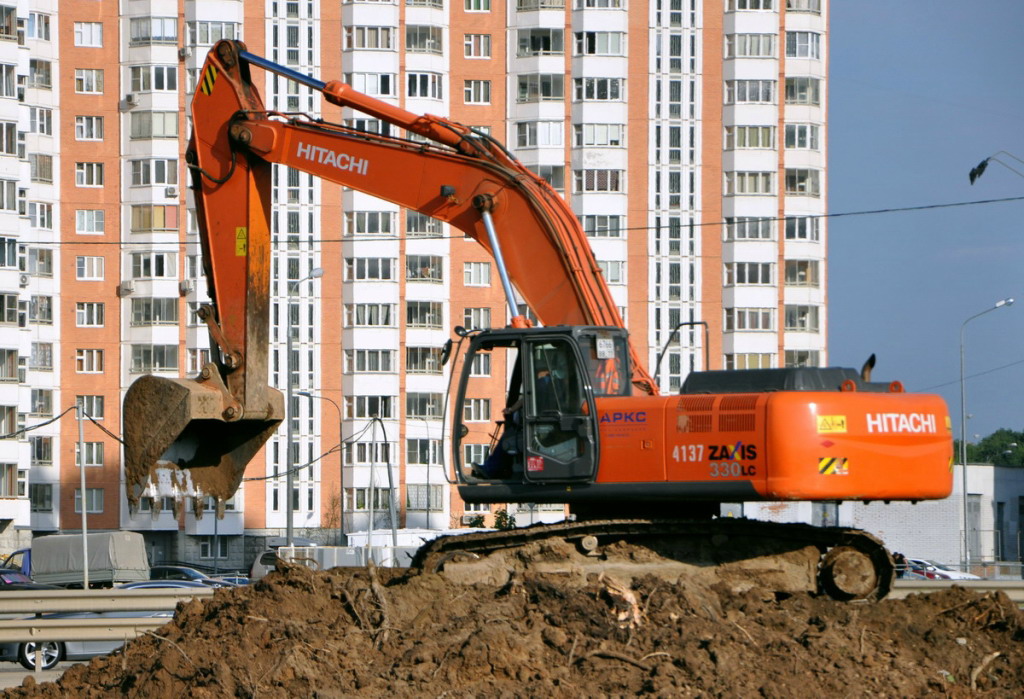 Москва, № 6766 НВ 77 — Hitachi ZX330 (общая модель)