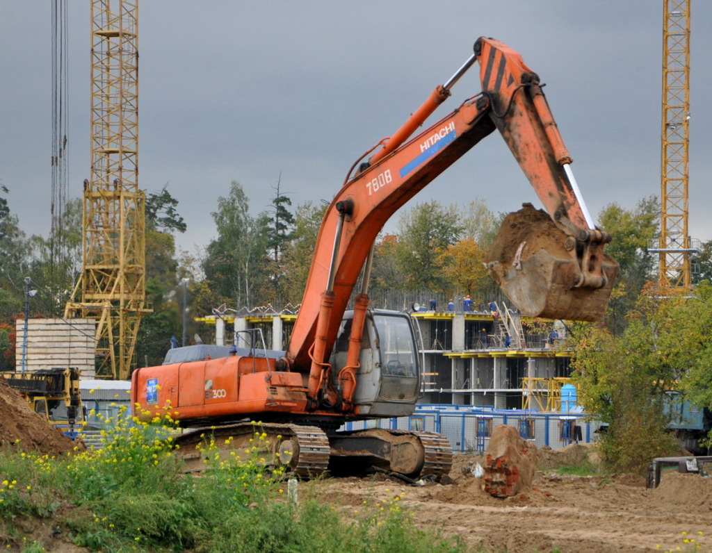 Москва, № 1954 МТ 77 — Hitachi EX300 (общая модель)