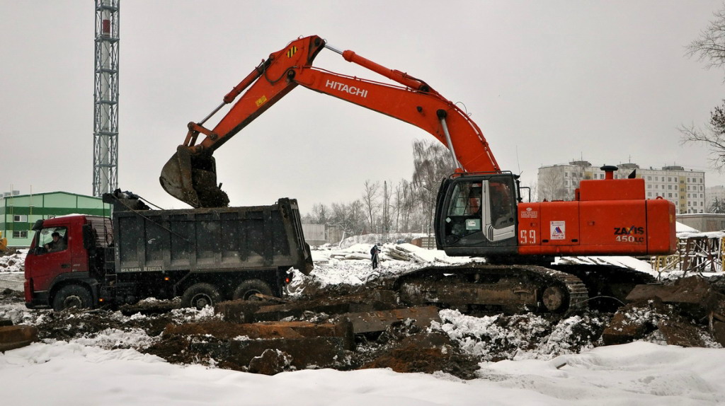 Москва, № 4449 ВВ 77 — Hitachi ZX450 (общая модель)